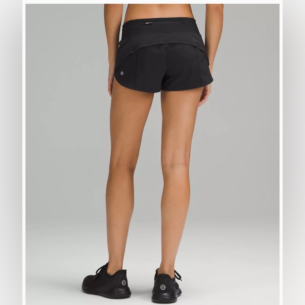 NWOT Lululemon Speed Up Low Rise Lined Shirts 2.5”
